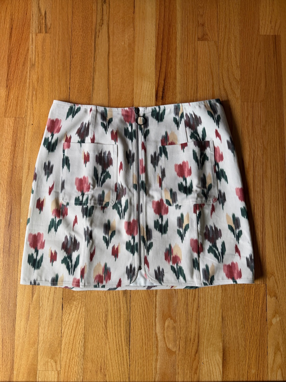 Sezane Fox Skirt in Daliana Print size 44